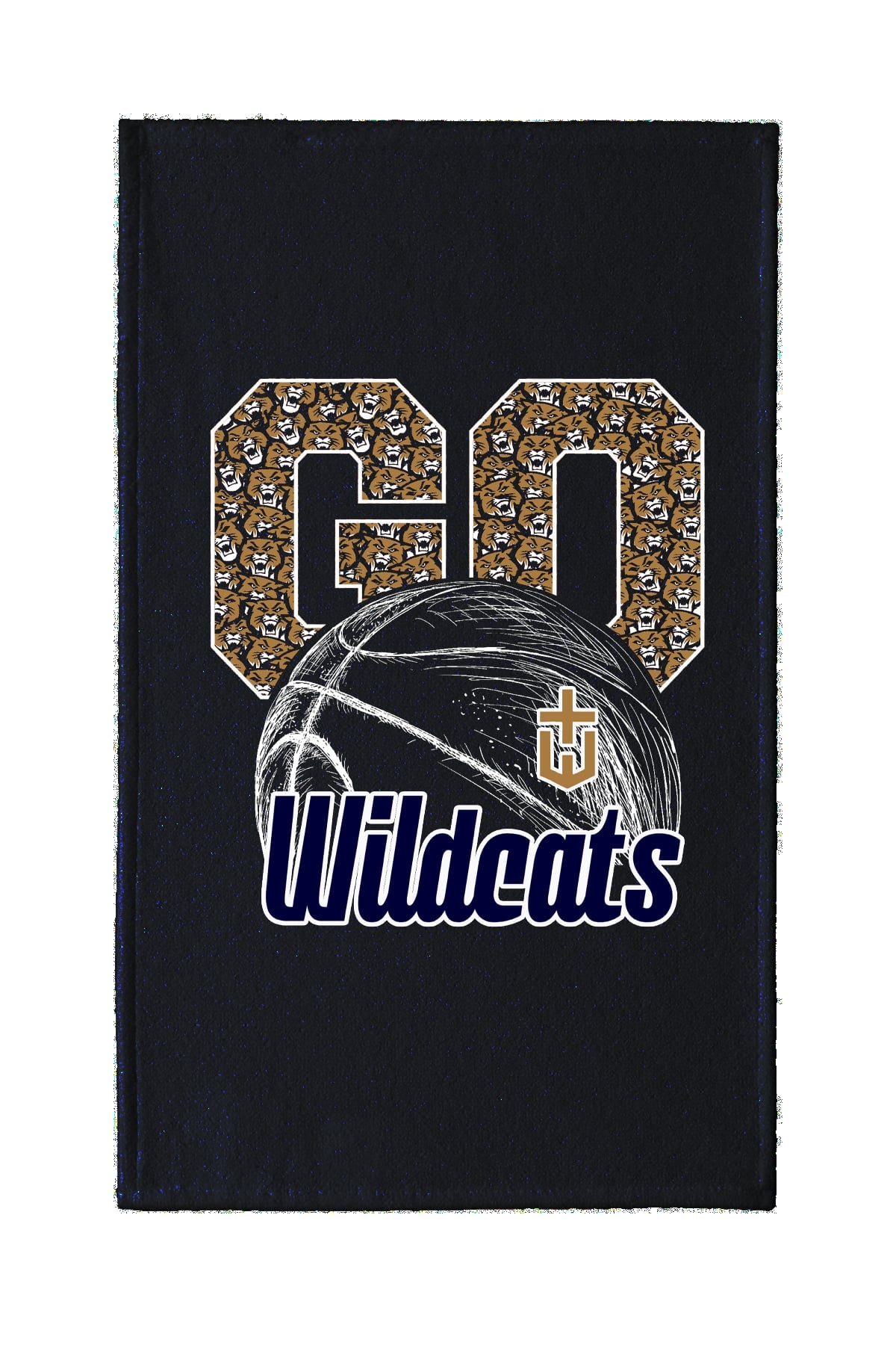Hayden Basketball GO WILDCATS Rally Towel