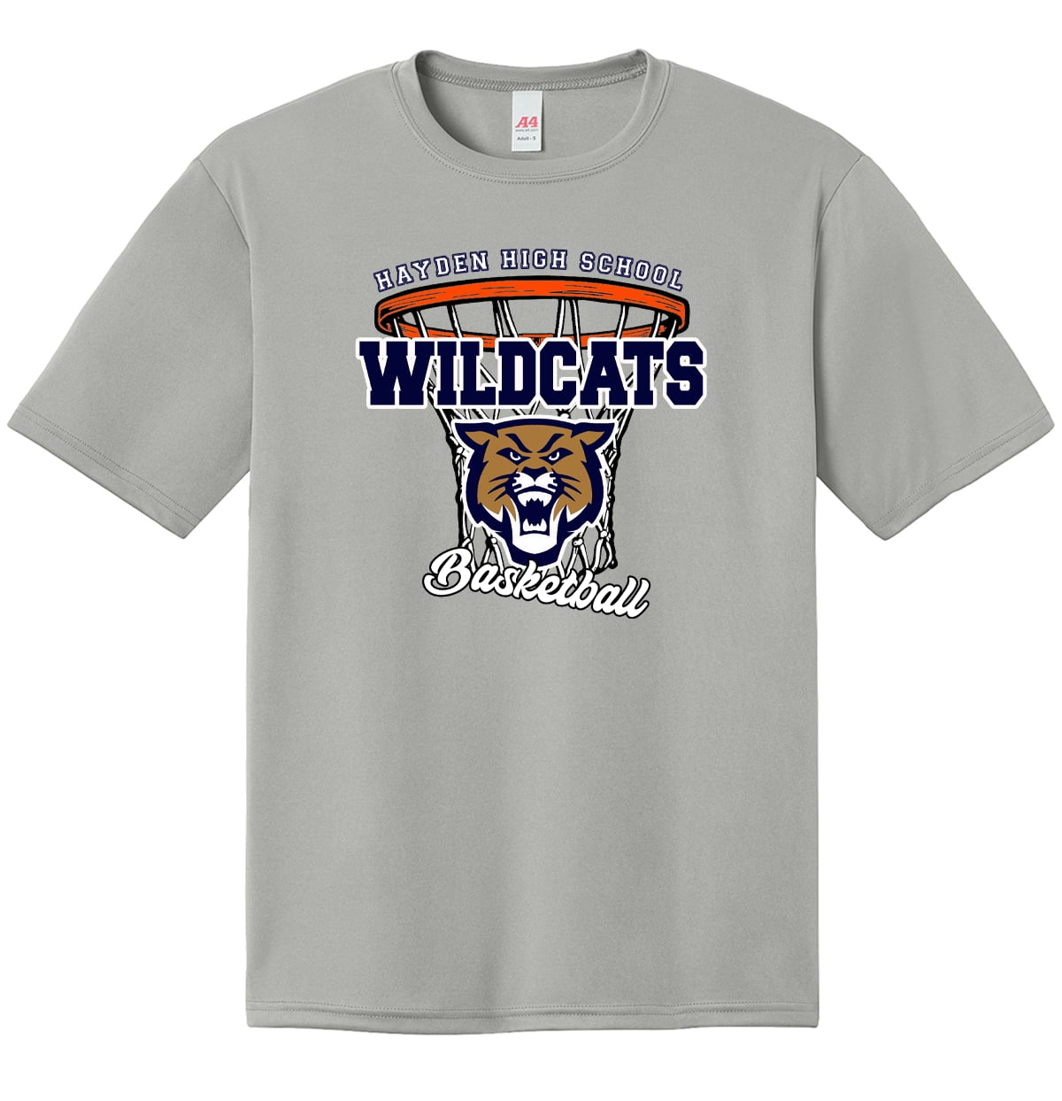 Hayden Basketball Wildcats Hoop Performance Tshirt