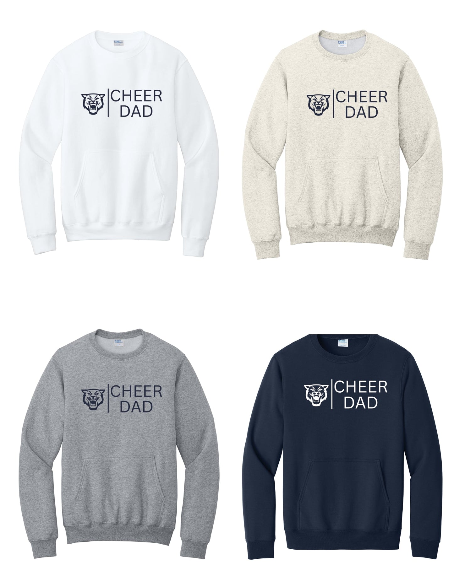 Hayden Cheer - Wildcat | Cheer Dad - Pocket Sweatshirt