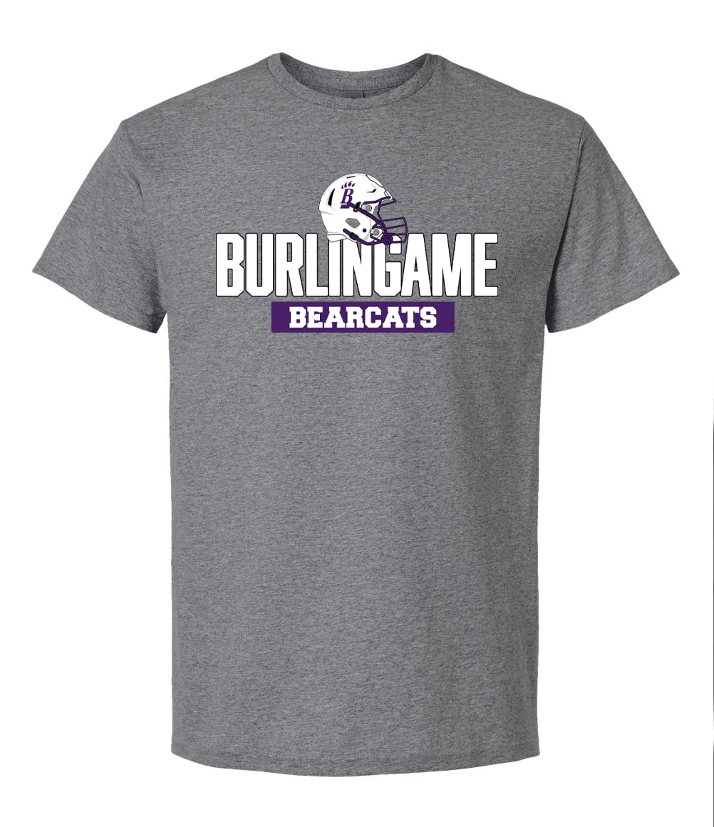 Bearcats Football - Cotton Tee - Grey