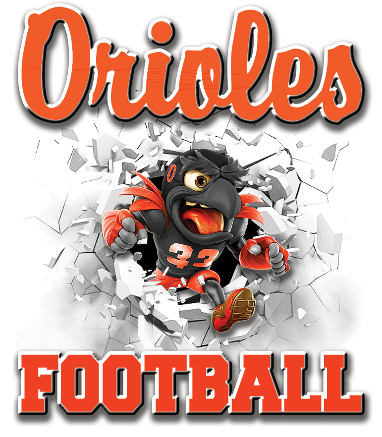 Orioles Football DriFit Graphic Tee