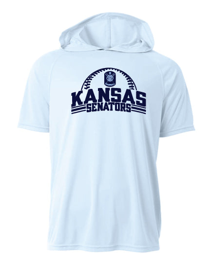 Senators Baseball Drifit Hooded Shirt