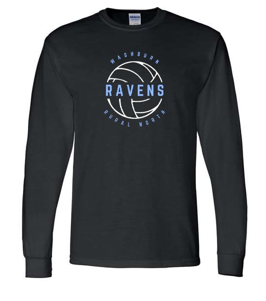 Washburn Rural North MS - Volleyball - DRIFIT Long Sleeve - Black