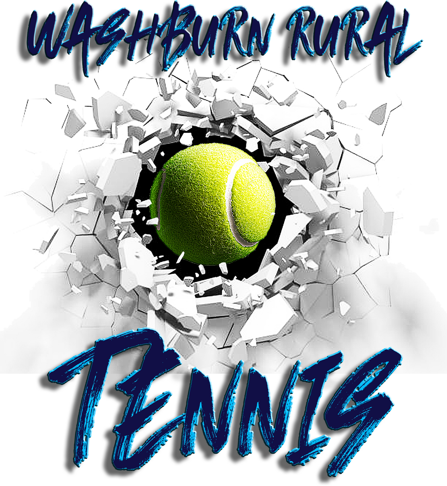 Washburn Rural Tennis - Graphic 100% Sublimated Tshirt