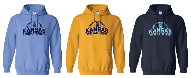 Senators Baseball Heavy Weight Hooded Sweatshirt