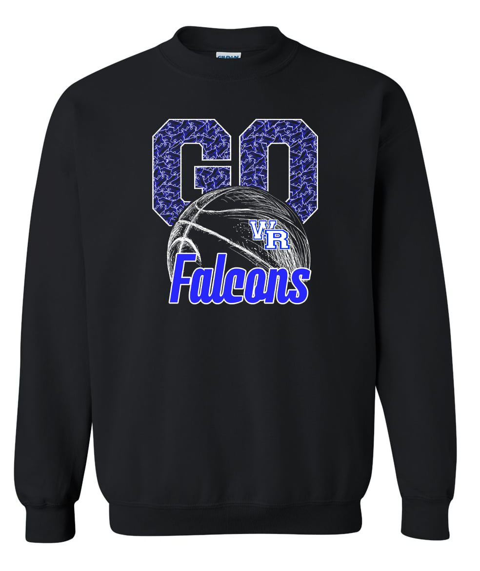 WRMS Basketball - GO FALCONS Sweatshirt