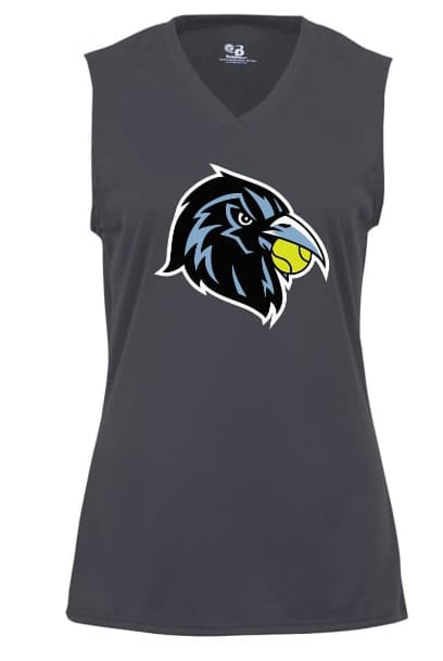 Washburn Rural North MS - Ravens Tennis - Drifit Grey Tshirt or Tank