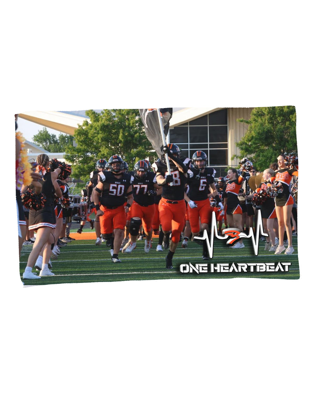 Augusta Football Orioles Rally Towel 11" x 18"