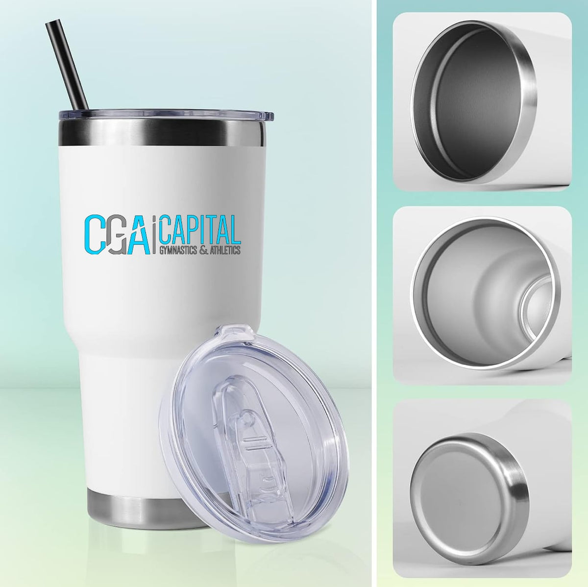 CGA 30oz Tumbler With Straw