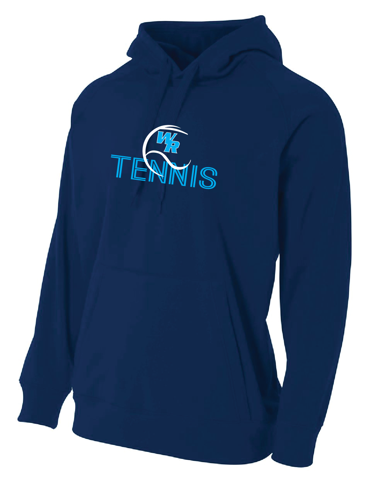 Washburn Rural Tennis - Solid Tech Fleece Hoodie