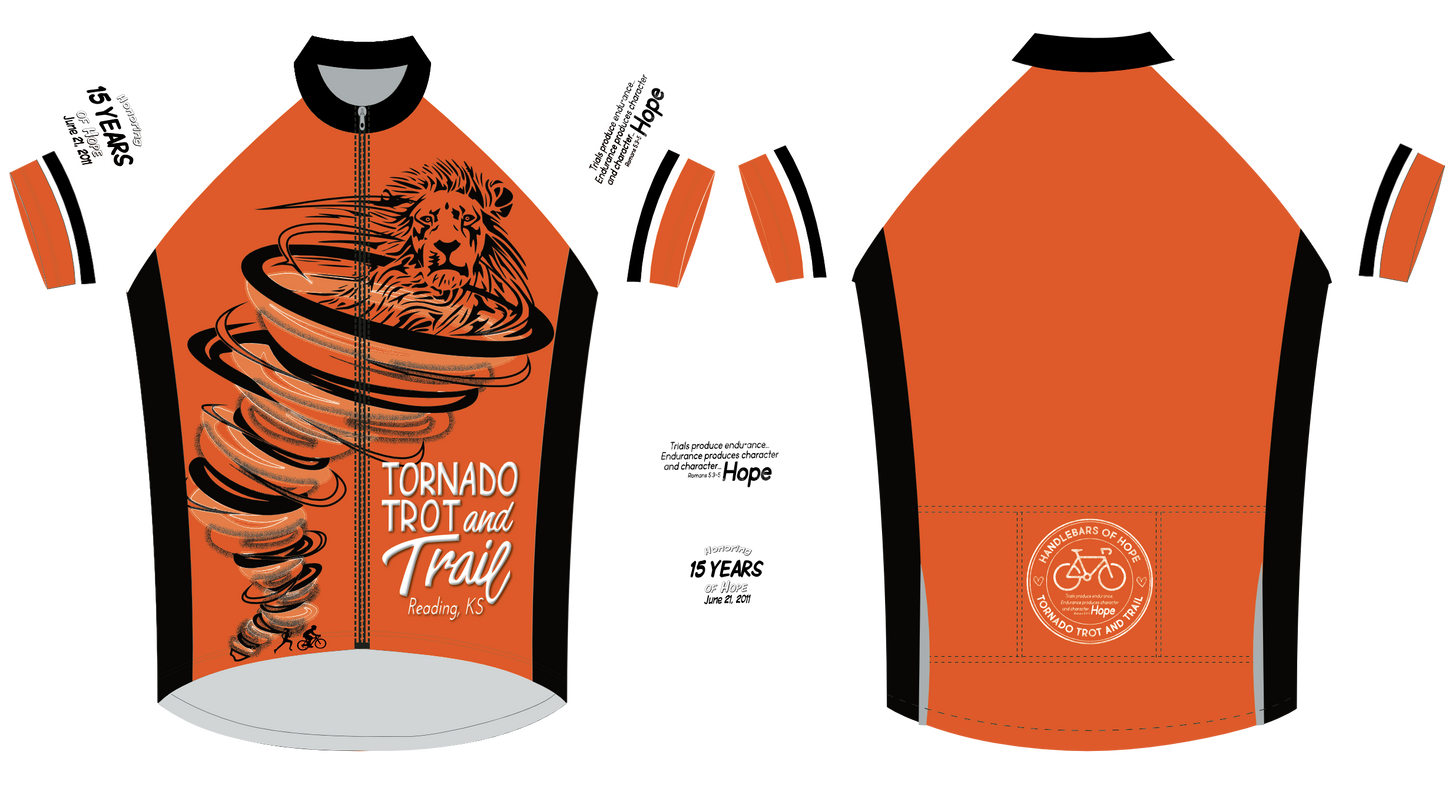 Tornado Trot and Trail 15th Anniversary - Cycling Jersey