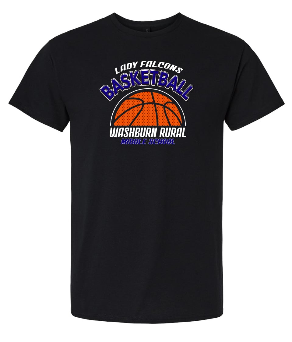 WRMS Lady Falcons Basketball TShirt