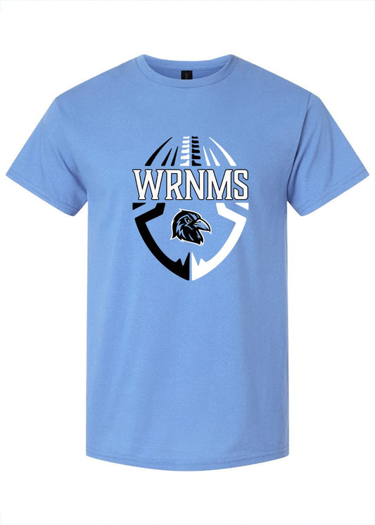 Washburn Rural North MS - Ravens Football - Tee - Blue