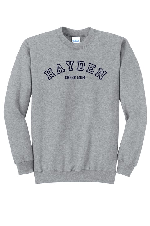 Hayden Cheer - Curved Cheer Mom - Sweatshirt