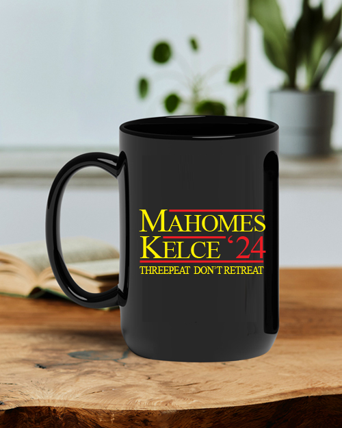 Mahomes Kelce 2024 15 Ounce Coffee Mug