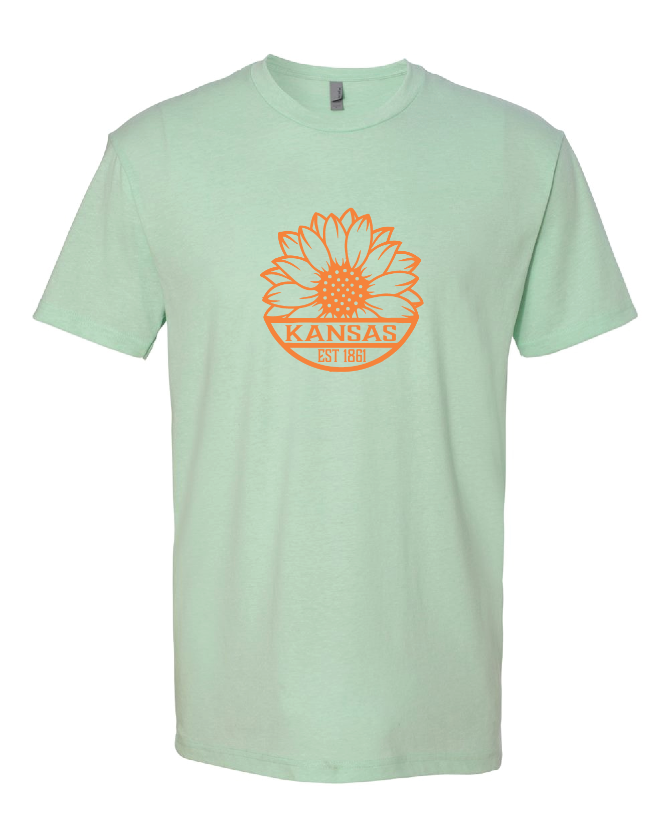 Kansas Sunflower Mint Tee