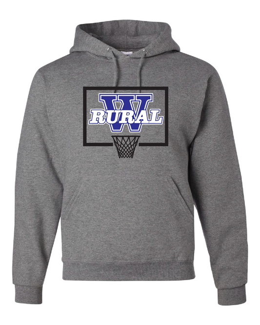 Washburn Rural MS Basketball - Hooded Sweatshirt - Grey