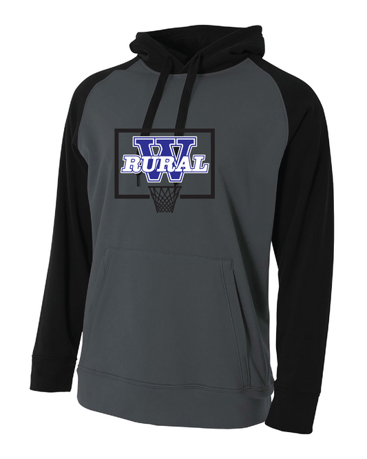 Washburn Rural MS Basketball - Color Block Hood