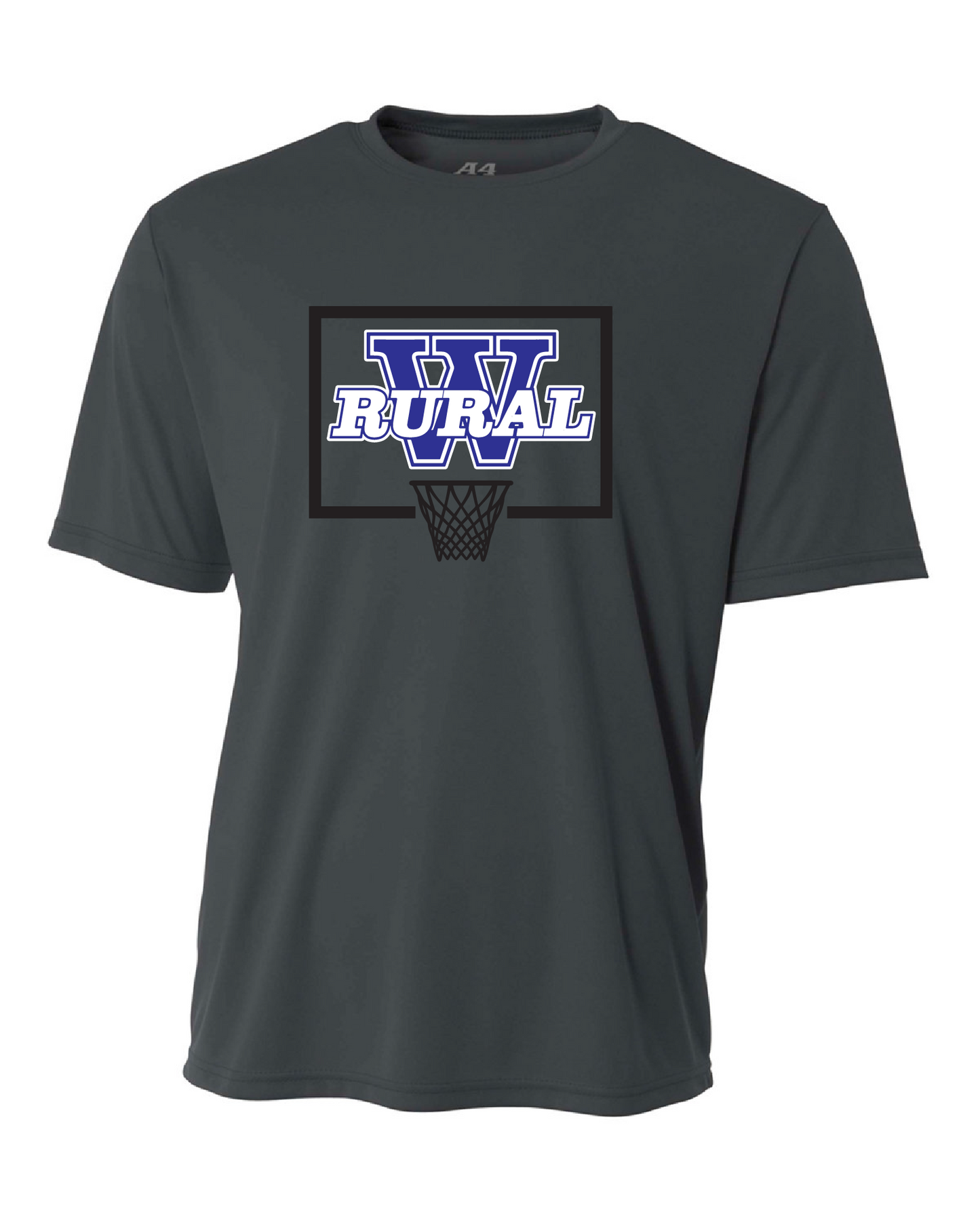 Washburn Rural MS Basketball - Performance Tee / Long Sleeve - Grey