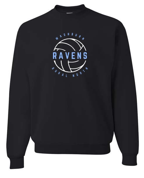 Washburn Rural North MS - Volleyball - Crew Sweatshirt