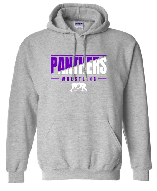 Royal Valley Panthers Wrestling Sport Grey Hoodie