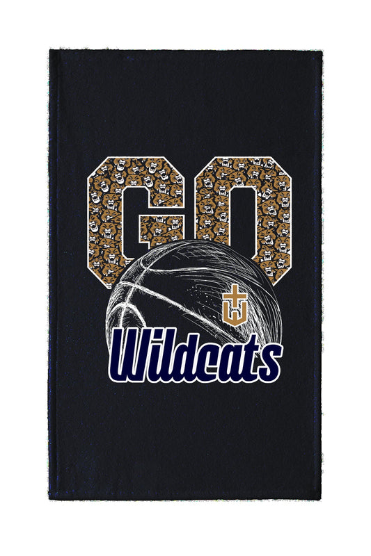 Hayden Basketball GO WILDCATS Rally Towel