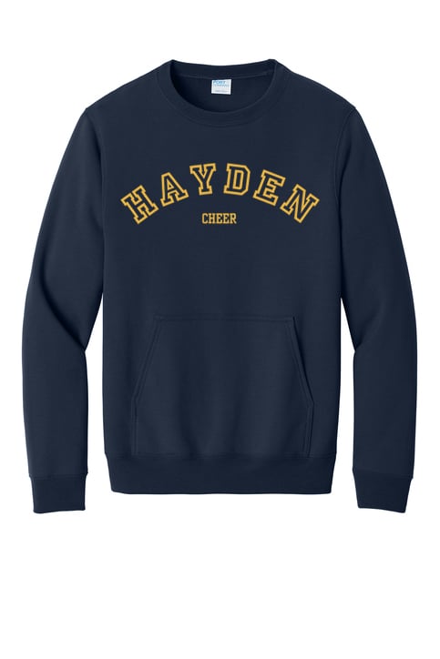 Hayden Cheer - Curved Cheer - Posket Sweatshirt