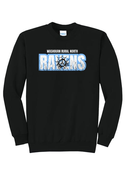Washburn Rural North MS Volleyball Player Crewneck Sweayshirt