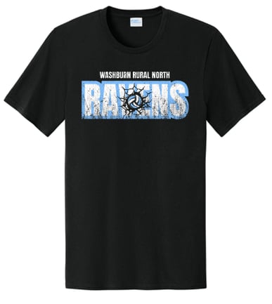 Washburn Rural North MS Volleyball Player Cotton Tee