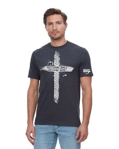 Handlebars of Hope - Restore Revive Cross Tee