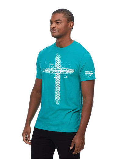 Handlebars of Hope - Restore Revive Cross Tee