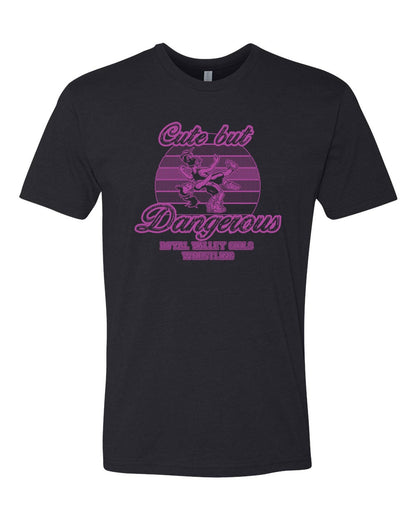 Royal Valley Cute But Dangerous Girls Wrestling Tee and Long sleeve Presale