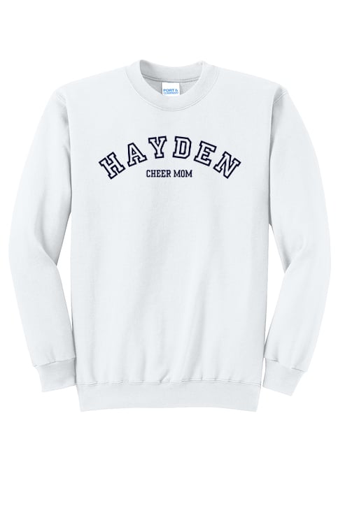 Hayden Cheer - Curved Cheer Mom - Sweatshirt