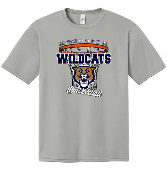 Hayden Basketball Wildcats Hoop Performance Tshirt