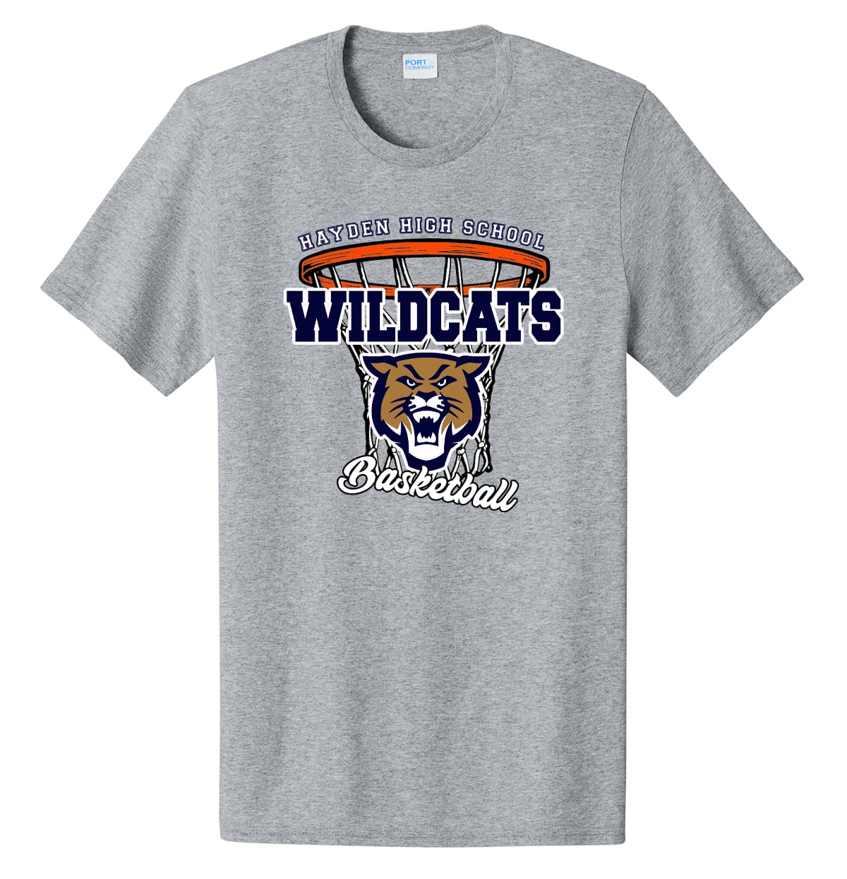 Hayden Basketball Wildcats Hoop Tshirt