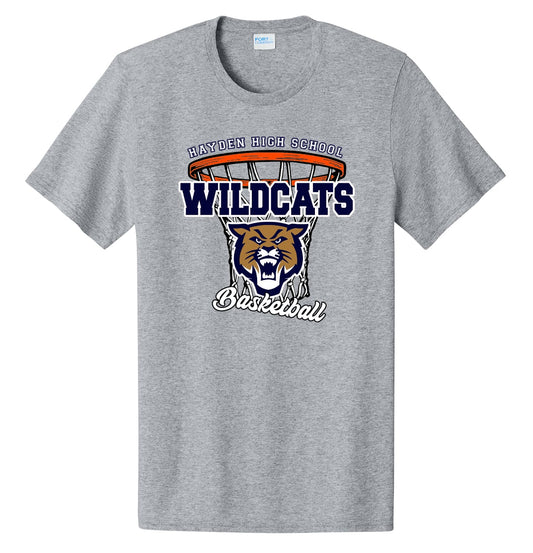 Hayden Basketball Wildcats Hoop Tshirt
