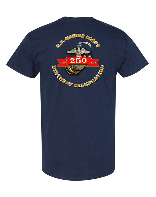 Marine Corp 250th Birthday Tshirt