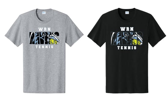 Washburn Rural North MS -  Ravens Tennis Cotton Shirt