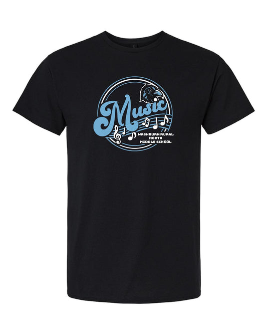 Washburn Rural North MS - Music Dept - Tee - Black