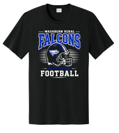 WRMS Falcons Cotton Football Tee