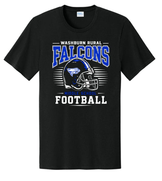 WRMS Falcons Football DriFit Tees
