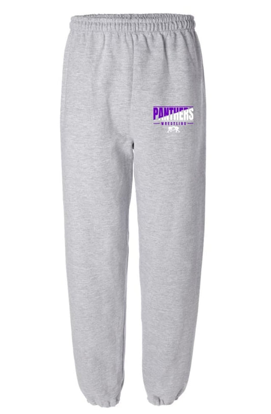Royal Valley Panthers Wrestling Sport Grey Sweat Pants