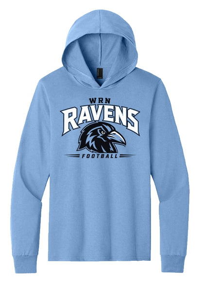 WRMS Ravens Football Hooded Long Sleeve Tee