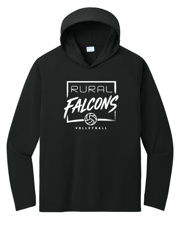 WRMS Volleyball DriFit Long sleeve Hooded Tee
