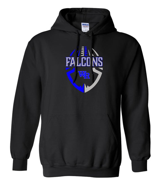 WRMS Falcons Football Hooded Sweatshirt