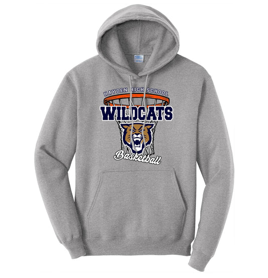 Hayden Basketball Wildcats Hoop Fleece Hoodie