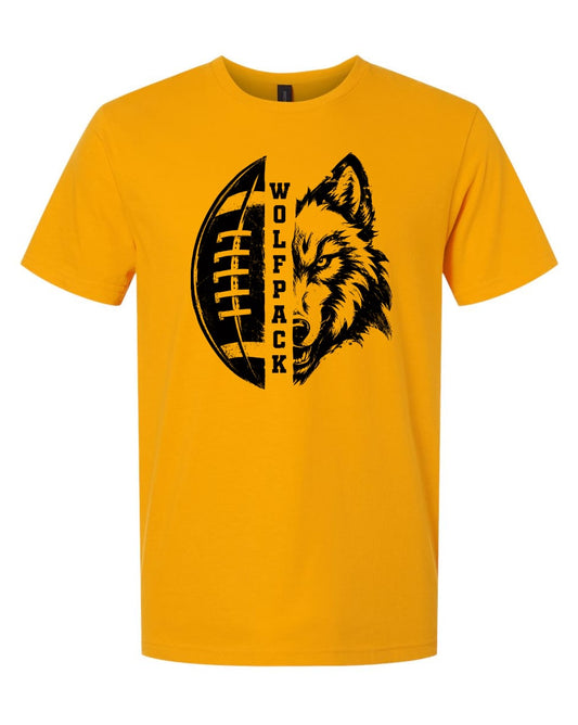 WOLFPACK LOGO GOLD TEE