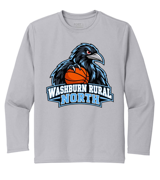 WRNMS 8th Grade Basketball Player Shooter Performance Shirt
