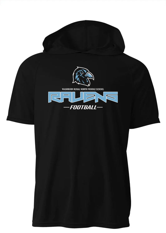 Washburn Rural North MS - Ravens Football - DriFit Hooded Tee
