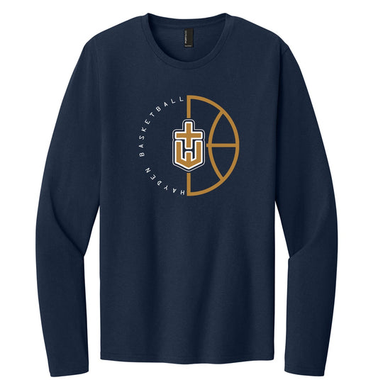 Hayden Basketball Player Cotton Long Sleeve Tee